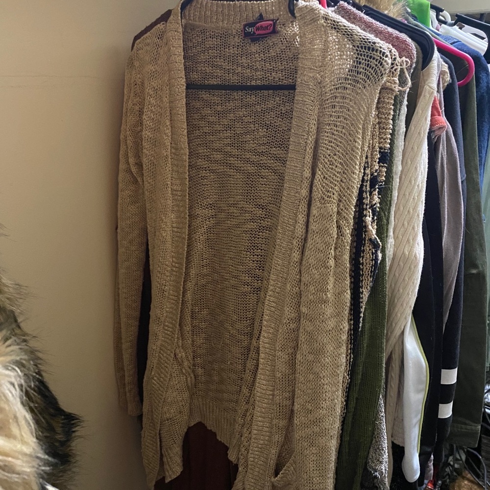 SWEATER DUSTERS!!